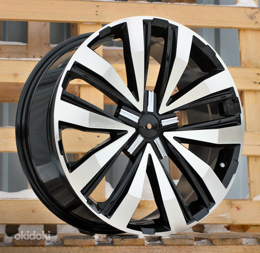R20x8.5  5X120  ET  45  65.1  A5377  Black Polished (MB)  For VW  (P)