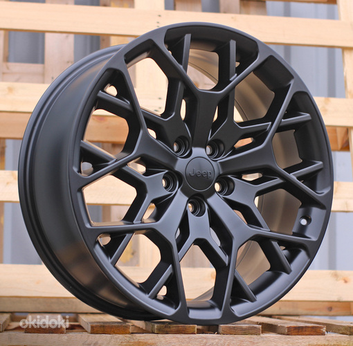 R20x9  5X127  ET  50  71.5  A1458  Black Half Matt (BLHM)  For JEEP