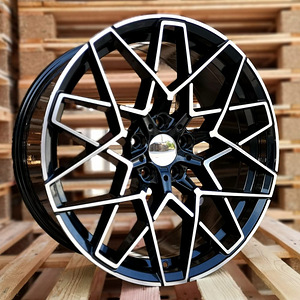 R20x9.5  5X120  ET  45  72.6  A1344  Black Polished+Powder Coating (MBPC)  For BMW  (P)  (Rear+Front) (1 foto / 1)