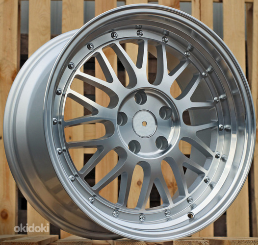R17x7.5  5X120  ET  15  72.6  A1025  Machined Silver (MS)  For RACIN  (P)  (BBS Style)