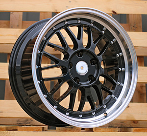 R18x8  5X120  ET  35  72.6  A1025  Black+Polished Lip (BLPL)  For RACIN  (P)  (BBS Style Rear+Front) (1 foto / 1)