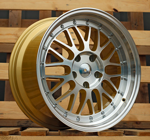 R18x9  5X120  ET  35  72.6  A1025  Gold+Polished (YP)  For RACIN  (P)  (BBS Style Rear+Front) (1 foto / 1)