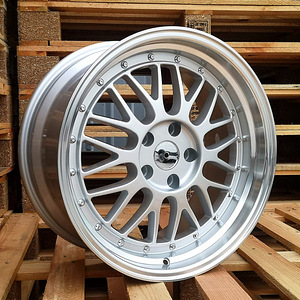 R18x9  5X120  ET  15  74.1  A1025  Silver Shining (SS)  For RACIN  (P)  (Rear+Front Style BBS) (1 foto / 1)
