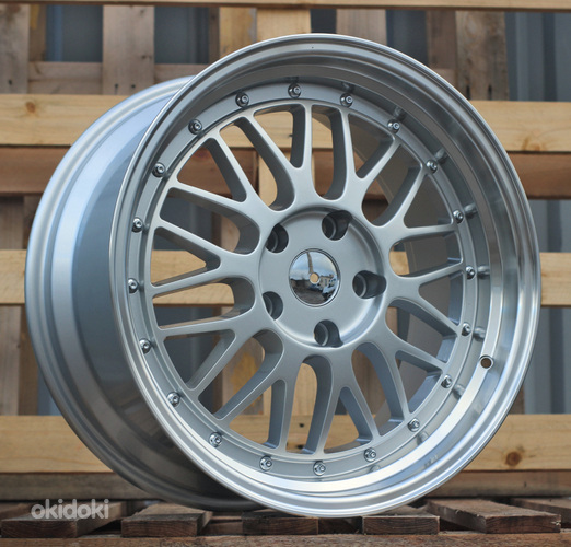 R18x8  5X120  ET  20  74.1  A1025  Silver Shining+Polished Lip (SSPL)  For RACIN  (P)  (Rear+Front Style BBS)