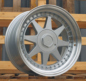 R17x8.5  5X112  ET  30  66.6  7905F  Silver+Polished Lip (SP)  For RACIN  (Z3) (1 foto / 1)