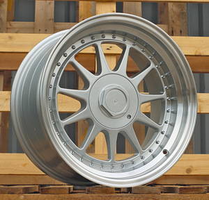 R17x8.5  4X100  ET  20  57.1  7962F  Silver+Polished Lip (SP)  For RACIN  (Z3+P2)  (HARTGE Style) (1 foto / 1)