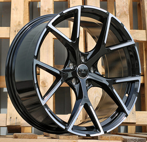 R19x8  5X112  ET  49  57.1  3S5997  Black Polished (MB)  For AUD  (K4+Z4)  (HYBRID FORGED New Model) (1 foto / 1)