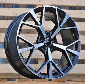 R20x8.5  5X112  ET  38  66.5  3S1385  Black Polished (MB)  For AUD  (K4)  (HYBRID FORGED New Q3) (1 foto / 1)