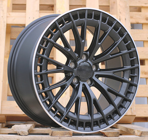 R20x9.5  5X112  ET  35.5  66.6  3S1384  Black Half Matt+Polished Lip (BLHMPL)  For MER  (K4)  (HYBRID FORGED Rear+Front) (1 foto / 1)