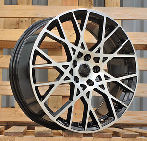 R19x8  5X112  ET  49  57.1  3S1293  Black Polished (MB)  For AUD  (P+K4)  (HYBRID FORGED New Model) (1 foto / 1)