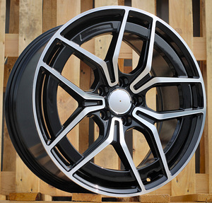 R18x7.5  5X112  ET  44  66.6  3S1034  Black Polished (MB)  For MER  (K2)  (HYBRID FORGED) (1 foto / 1)