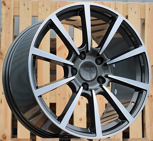 R20x9.5  5X130  ET  45  71.5  1067  Grey Polished (MG)  For PORCH  (P)  (Rear+Front) (1 foto / 1)