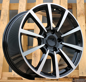R20x11  5X130  ET  56  71.5  1067  Black Polished (MB)  For PORCH  (P)  (Rear+Front) (1 foto / 1)