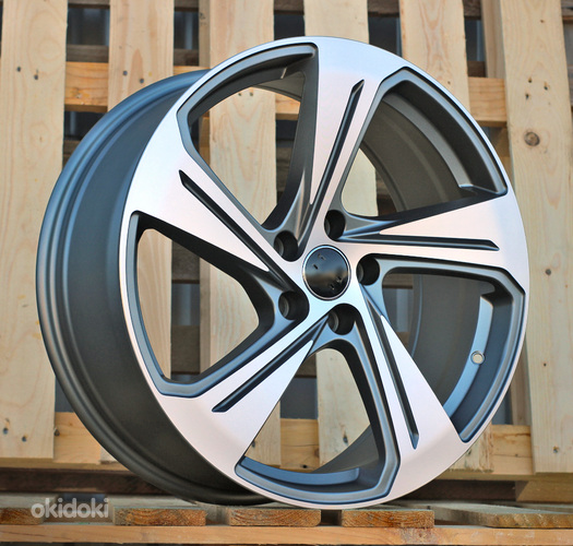 R18x8  5X112  ET  35  66.5  YS1270  (FBX340)  Grey Polished Matt (MGM)  For AUD  (K3)  (HYBRID FORGED)