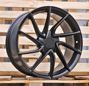 R18x8.5  5X114.3  ET  38  64.1  YS1285  Black Half Matt (BLHM)  For TESLA  (P)  (Model 3 HYBRID FORGED) (1 foto / 1)