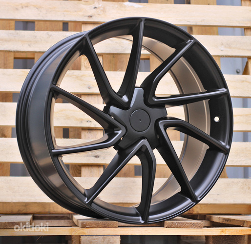 R18x8.5  5X114.3  ET  38  64.1  YS1285  Black Half Matt (BLHM)  For TESLA  (P)  (Model 3 HYBRID FORGED)