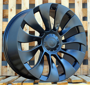 R19x9.5  5X114.3  ET  45  64.1  YS214  (BY1798)  Black Half Matt (BLHM)  For TESLA  (P+Z3)  (Model Y) (1 foto / 1)