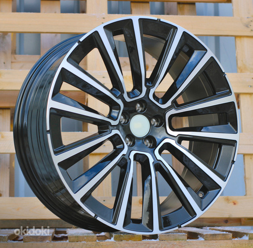 R22x9  5X108  ET  38.5  63.4  YF7076  Black Polished (MB)  For VOLVO  (Z6)  (HYBRID FORGED New Model)