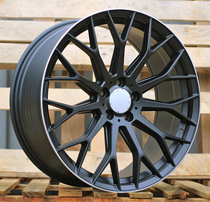 R18x8  5X112  ET  43  66.6  YS1180  (FLB002)  Black Half Matt+Polished Lip (BLHMPL)  For MER  (Z5+P1)  (HYBRID FORGED) (1 foto / 1)