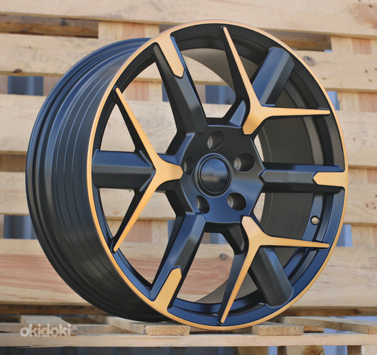 R18x8  5X112  ET  40  57.1  YF6147  Black Polished Half Matt Cooper (MBHMC)  For CUPRA  (K8)  (HYBRID FORGED)
