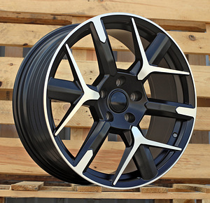 R19x8  5X112  ET  40  57.1  YF6147  Black Polished Half Matt (MBHM)  For CUPRA  (K8)  (HYBRID FORGED) (1 foto / 1)