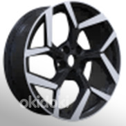 R19x8  5X108  ET  47.5  63.4  YF5729  Black Polished Half Matt (MBHM)  For FORD  (A)  (HYBRID FORGED New Model)
