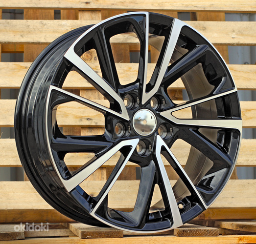 R18x7  5X114.3  ET  35  60.1  YF5758  Black Polished (MB)  For TOYOT  (Z5)  (HYBRID FORGED)