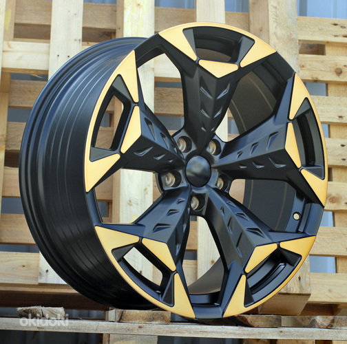 R19x8.5  5X112  ET  38  57.1  YF5717  Black Polished Half Matt Cooper (MBHMC)  For CUPRA  (Z4)  (HYBRID FORGED)
