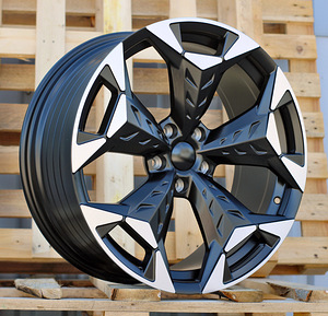 R19x8.5  5X112  ET  38  57.1  YF5717  Black Polished Half Matt (MBHM)  For CUPRA  (Z6)  (HYBRID FORGED) (1 foto / 1)