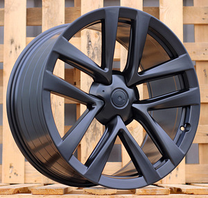 R22x10  5X120  ET  35  64.1  YF5591  (FB681)  Black Half Matt (BLHM)  For TESLA  (Z5)  (HYBRID FORGED Model S/X (Front+Rear)) (1 foto / 1)
