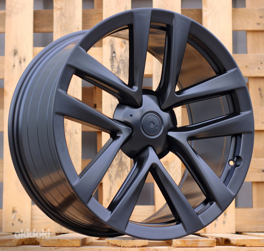 R22x10  5X120  ET  35  64.1  YF5591  (FB681)  Black Half Matt (BLHM)  For TESLA  (Z5)  (HYBRID FORGED Model S/X (Front+Rear))