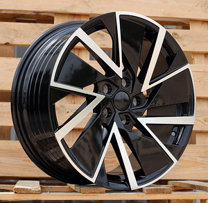 R18x8  5X112  ET  45  57.1  YF0445  Black Polished (MB)  For SKODA  (M+Z5)  (HYBRID FORGED) (1 foto / 1)