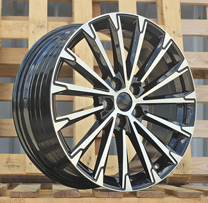R18x8  5X112  ET  45  57.1  YF0446  Black Polished (MB)  For SKODA  (K7+M)  (HYBRID FORGED) (1 foto / 1)