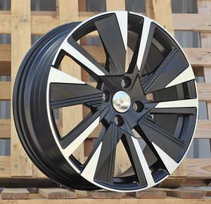 R18x7  4X108  ET  35  65.1  YF1152  Black Polished Half Matt (MBHM)  For PEUG  (K7)  (HYBRID FORGED) (1 foto / 1)