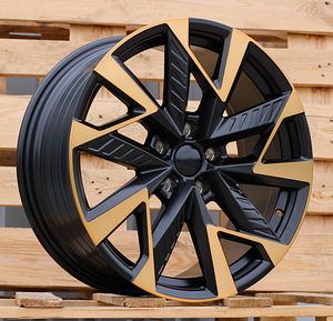 R19x8  5X112  ET  40  57.1  YF0443  Black Polished Half Matt Cooper (MBHMC)  For CUPRA  (P1+P2+K7)  (HYBRID FORGED) (1 foto / 1)