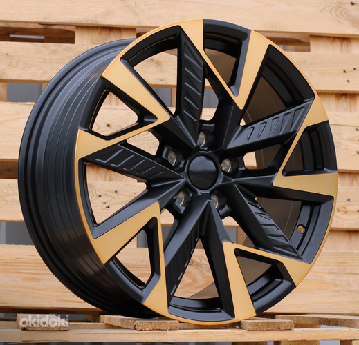 R19x8  5X112  ET  40  57.1  YF0443  Black Polished Half Matt Cooper (MBHMC)  For CUPRA  (P1+P2+K7)  (HYBRID FORGED)