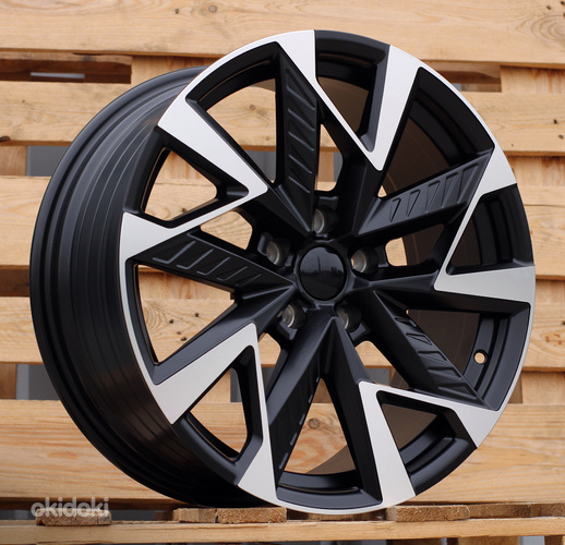 R19x8  5X112  ET  40  57.1  YF0443  Black Polished Half Matt (MBHM)  For CUPRA  (P1)  (HYBRID FORGED)