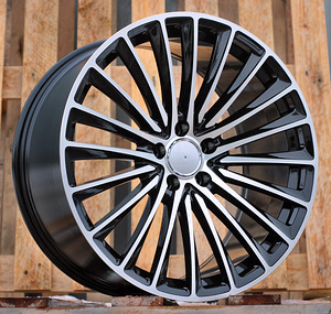 R20x9.5  5X112  ET  35.5  66.6  Y5909B  Black Polished (MB)  For MER  (P)  (Rear+Front) (1 foto / 1)