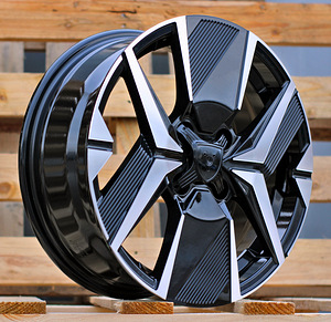 R16x6.5  4X108  ET  32  65.1  Y1256  Black Polished (MB)  For PEUG  (R+D5)  (NEW Model) (1 foto / 1)