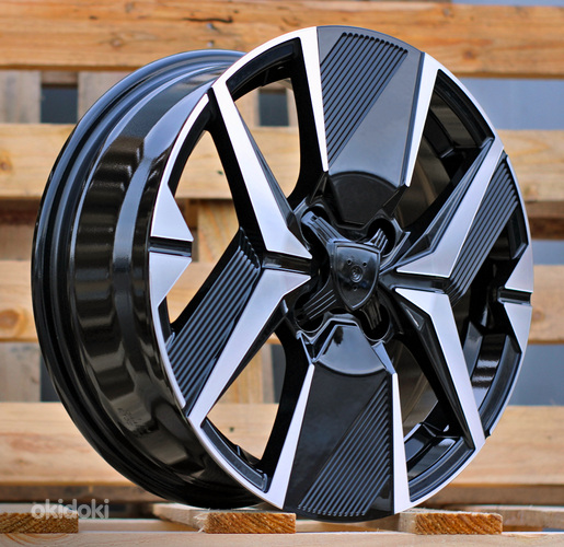 R16x6.5  4X108  ET  32  65.1  Y1256  Black Polished (MB)  For PEUG  (R+D5)  (NEW Model)