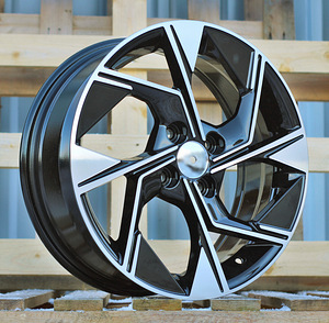 R16x6.5  4X100  ET  45  54.1  Y1265  Black Polished (MB)  For KIA  (D4) (1 foto / 1)