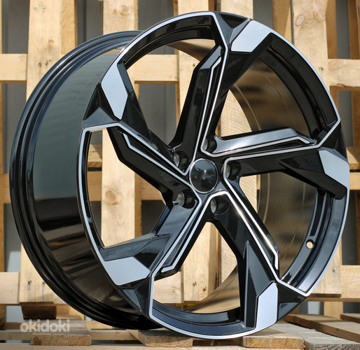 R19x8.5  5X112  ET  34  66.5  Y1201  (IN5633)  Black Polished (MB)  For AUD  (K8)