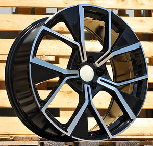 R20x8.5  5X112  ET  38  57.1  Y1196  (FA010)  Black Polished (MB)  For VW  (Z6)  (New Tiguan) (1 foto / 1)