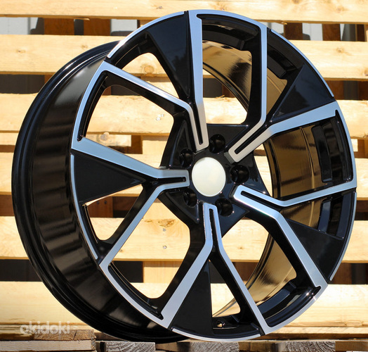 R20x8.5  5X112  ET  38  57.1  Y1196  (FA010)  Black Polished (MB)  For VW  (Z6)  (New Tiguan)