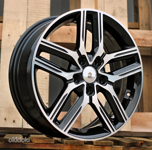 R17x6.5  5X114.3  ET  50  67.1  Y1227  Black Polished (MB)  For KIA  (K4)