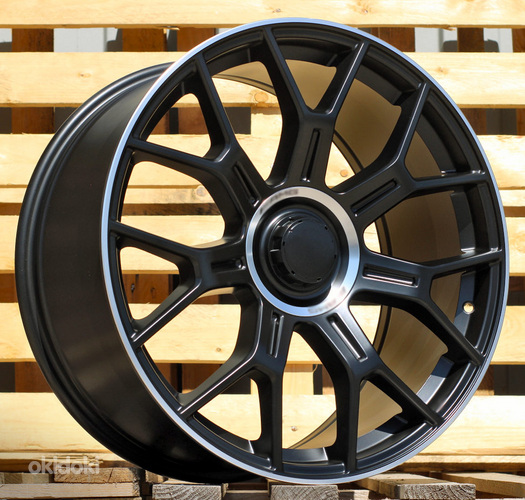 R19x8.5  5X112  ET  38  66.6  Y1188  (FBX184)  Black Matt+Polished Lip (BMPL)  For MER  (Z5)  (HYBRID FORGED)