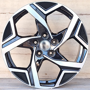 R17 AMZ YF5700 BP  17x7  5x114.3  ET: 40  67.1 Color: Black polish (BP) (1 foto / 1)