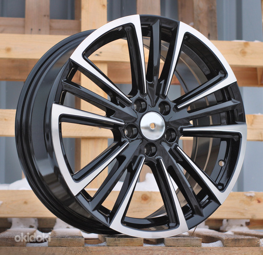R17x7  5X100  ET  47  57.1  Y1257  Black Polished (MB)  For SEAT  (Z7)