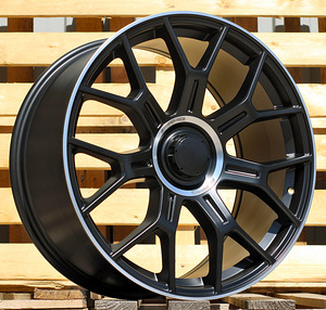 R18x8  5X112  ET  32.5  66.6  Y1188  (FBX184)  Black Half Matt+Polished Lip (BLHMPL)  For MER  (Z5)  (HYBRID FORGED) (1 foto / 1)