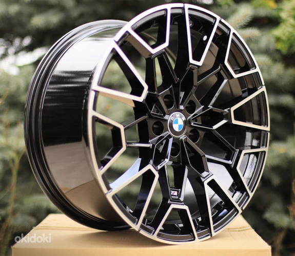 R19 BMW AMZ DF002 Black Polished 19×8 5×120 ET: 35 72.6